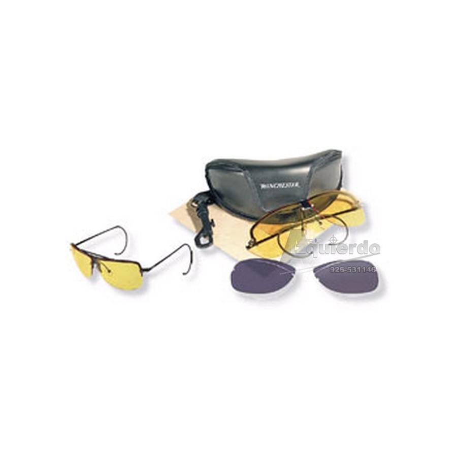 Kit de lunettes Winchester avec trois verres