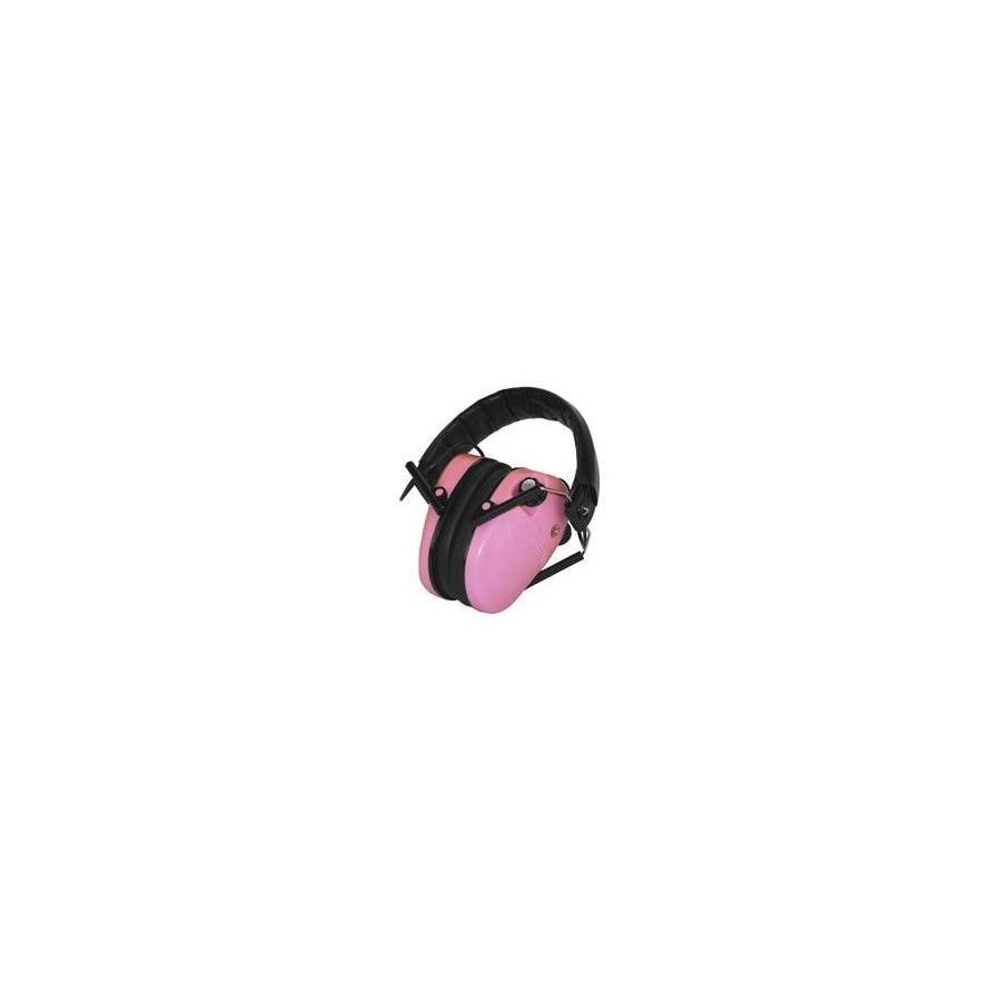 Caldwell E-MAX Low Profile Electronic Shooting Ear Muffs Pink