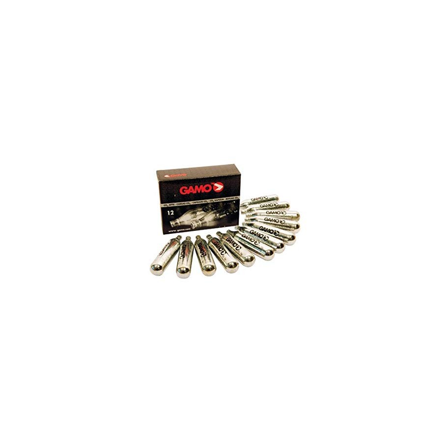 12g CO2 Cartridges 12 Pack for Hunting, Shooting, and Reloading