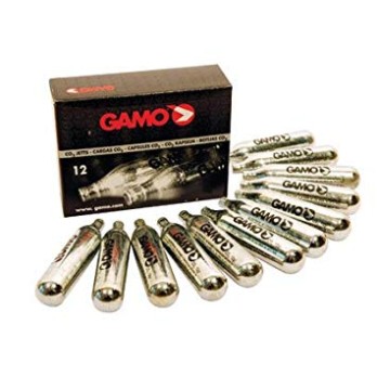 12g CO2 Cartridges 12 Pack for Hunting, Shooting, and Reloading