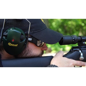 Caldwell E-MAX Low Profile Electronic Shooting Ear Muffs Green