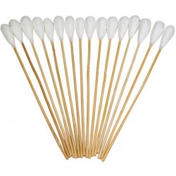 Long Cotton Swabs for .40 Caliber Cleaning (100 Units)