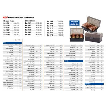 Caja Frankford HINGE -TOP 100 Cal. 38 S&W, 38 SP, 38 Super, 357 Magnum (1003)