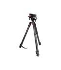DEATHGRIP Bog Pod Tripod, Black Aluminum, Tall  Hunting, Shooting, and Reloading Gear