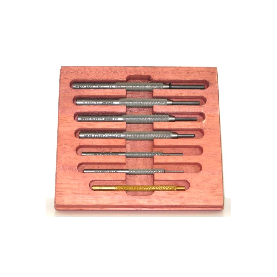 Pointeurs Lyman en coffret en bois