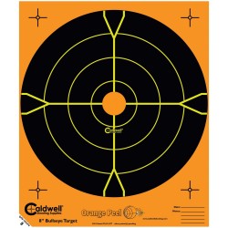 8" Fluorescent Orange Shooting Target (5 Pack)