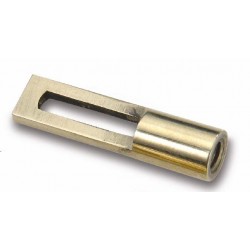 9mm Brass Threaded Female Bushing Pass-Through for Reloading and Shooting
