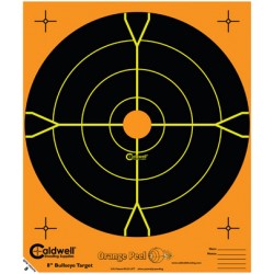 Cible fluorescente orange 8" 100 unités