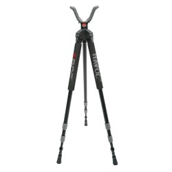Havoc Series Black Tripod Height 22"-50" for Hunting, Shooting, and Reloading