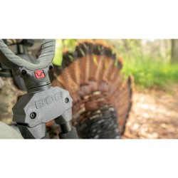 Havoc Series Black Tripod Height 22"-50" for Hunting, Shooting, and Reloading