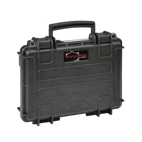 Black Pistol Case with Smooth and Corrugated Foam Insert