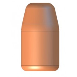 .38 Caliber (.357) 158 Grain Flat Point Copper-Plated Bullets 750 pcs Frontier