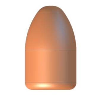 Pointe Cal. 9mm-124-Match Cuivre 500 unités Frontier