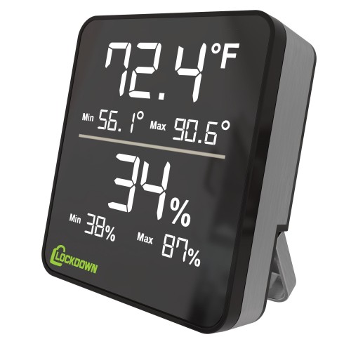 Hygromètre numérique sans fil (Mesureur d'humidité pour tir et rechargement)