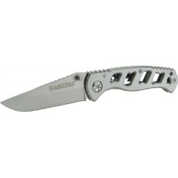 Smith & Wesson Stainless Steel Folding Knife for Hunting, Shooting, and Reloading