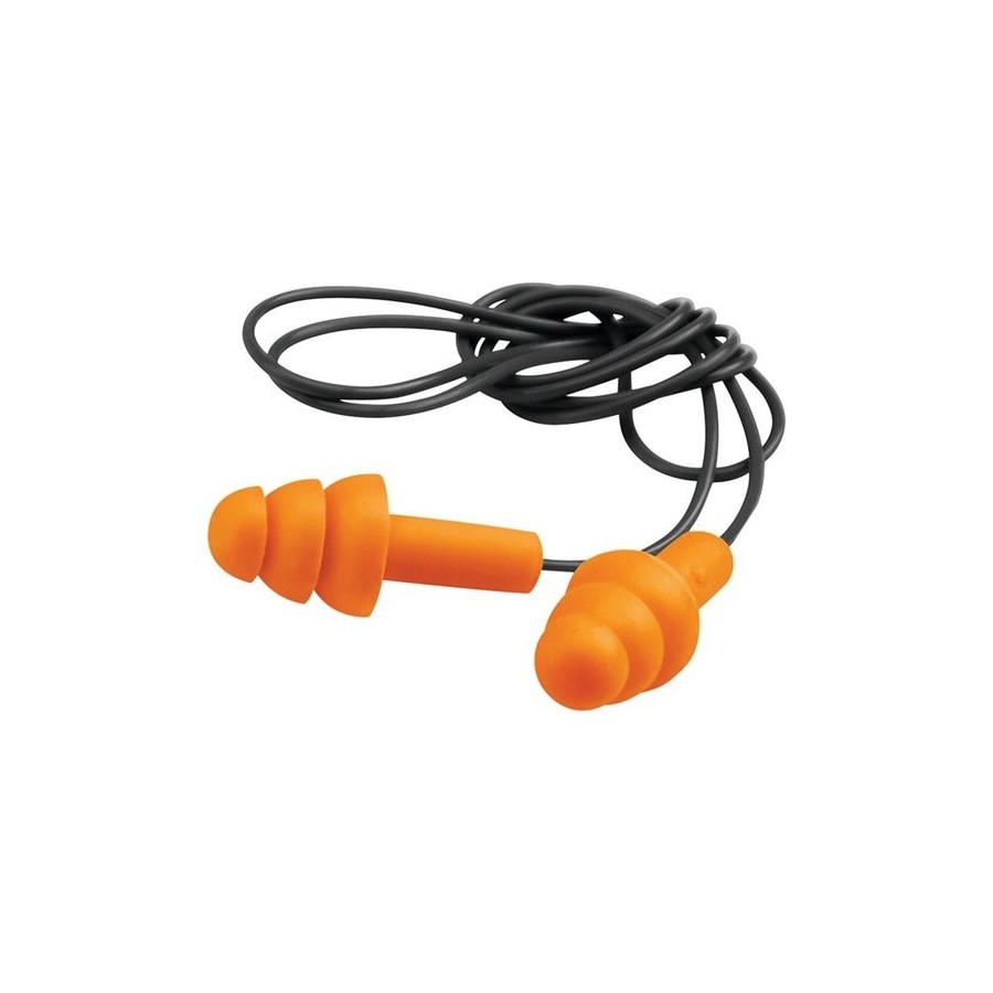 Bouchons d'oreilles avec cordon Walker's GWP-EPCORD-2PK - Protection auditive haute performance pour tir et rechargement
