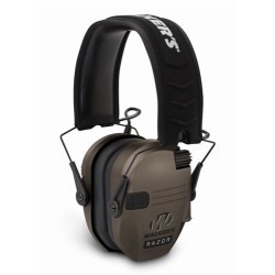 Brown Razor Walkers Electronic Hearing Protection Headphones