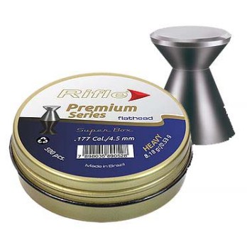 Premium Series Flathead Heavy Shot Pellets 4.5mm (4.48) 0.53g