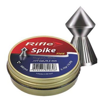 Spike Field 4.5mm (.177) 0.59g Pellet Shot for Hunting, Shooting, and Reloading