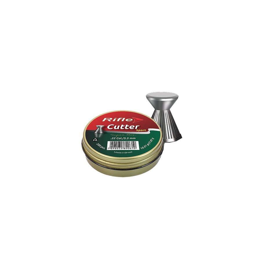 Cutter Sport Series Pellets Caliber 5.5mm, 1.07g .22