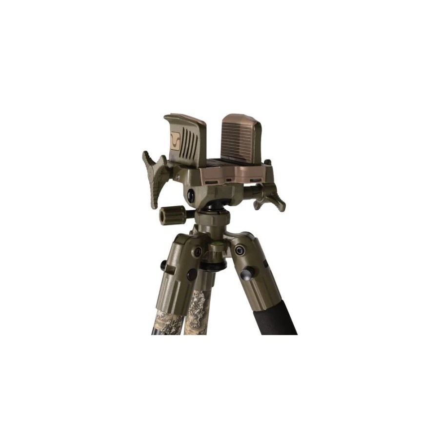 Trépied DEATHGRIP Bog Pod en Aluminium Camouflage, Hauteur Ajustable