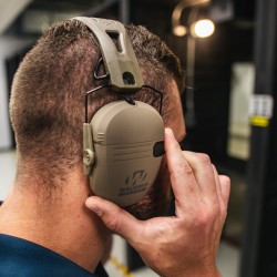 Tacti-Grip Razor Walkers Electronic Shooting Ear Protection Earth Camo