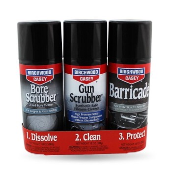 Pack Valeur 1-2-3 Birchwood Casey - Kit Complet de Nettoyage et Protection d'Armes à Feu
