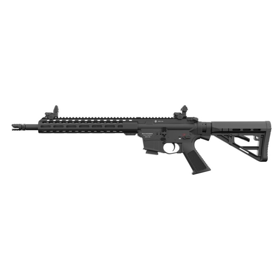 Schmeisser AR15 9mm M4FL 14.5" Rifle for Hunting, Shooting, and Reloading
