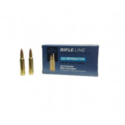 Prvi Partizan .222 Rem 55gr FMJBT Ammunition - 1 Box of 20 Rounds