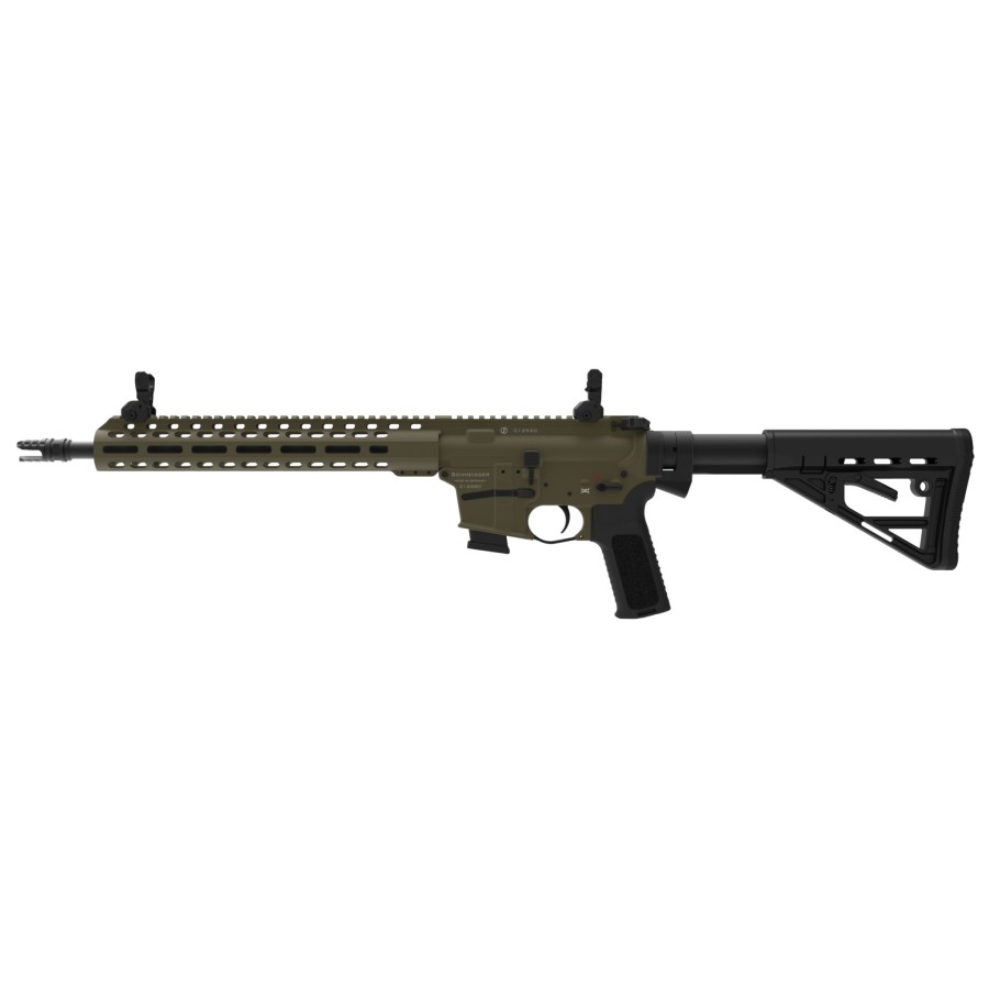 Schmeisser AR15 9mm M4FL 14.5" Rifle Green