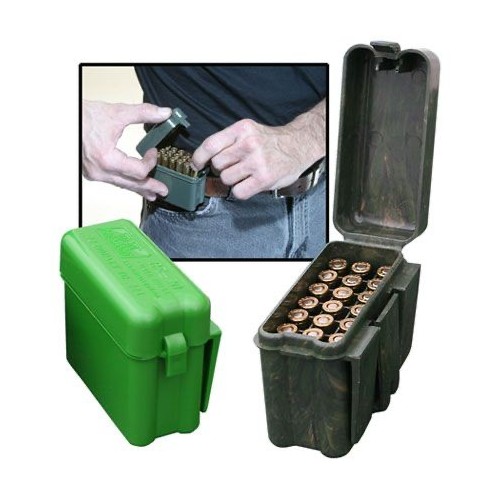 MTM 20-Round Ammo Box for Belt Camo .17 6x47 Caliber