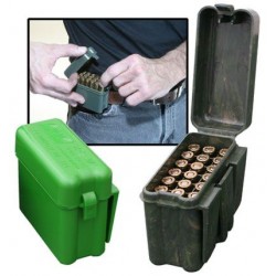 Boîte MTM 20 cartouches camouflage ceinture pour 222R, 223 et 22 Hornet