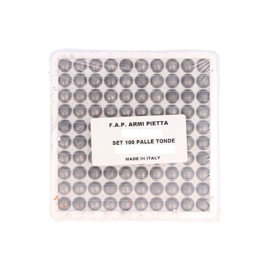 .322 Caliber Pietta Lead Balls Blister Pack of 100 Units