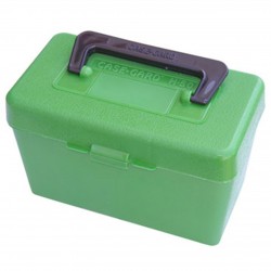 Caja MTM 50 cart.con asa  de .17 a 6x47 Verde