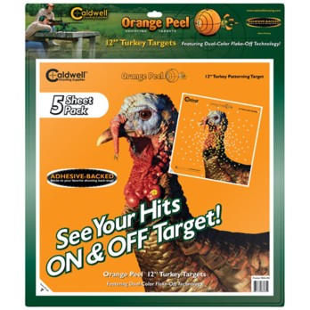 12" Orange Fluorescent Shooting Targets (5 Pack) Animal