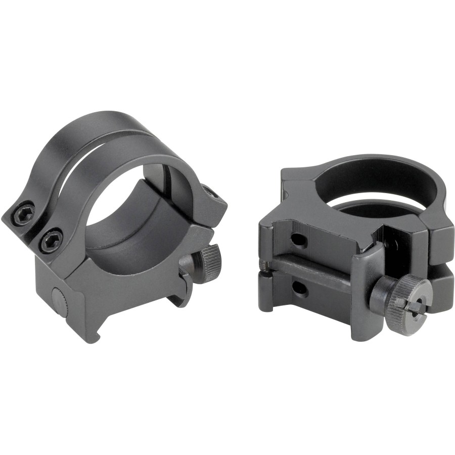 Anneaux Quad Lock. 1 pouce Hauteur Noir Mat