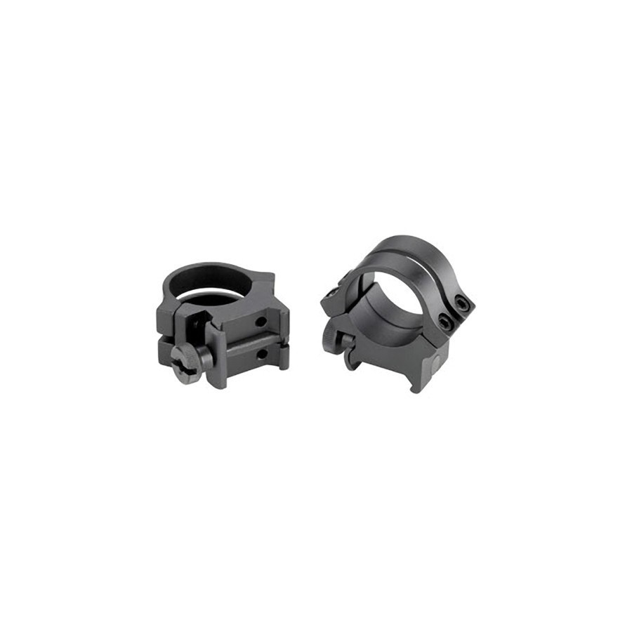 Quad Lock Mount Rings 1" Black for 44mm Scope Tube