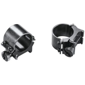 Anneaux démontables 1" noirs pour lunette 42-44 mm