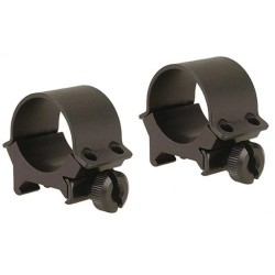 Anneaux démontables 1" Noir Mat pour optique 40-42 mm