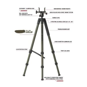 Trépied Bog Pod DEATHGRIP Infinite en Aluminium