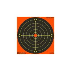 8" Fluorescent Orange Shooting Target (25 Pack)