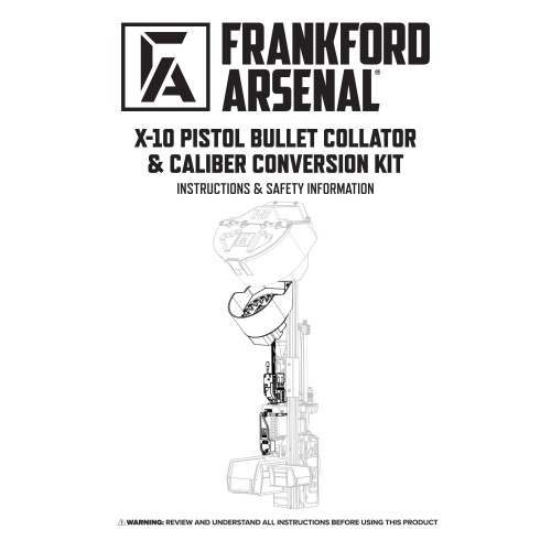 Entonnoir Frankford X-10 pour rechargement de cartouches pistolet