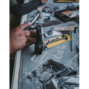 Tapis de Maintenance pour AR - Entretien, Tir et Rechargement de Cartouches