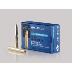 Cart. Prvi. Cal 375 H&H Mag : - 300- SPRN (20 Un)