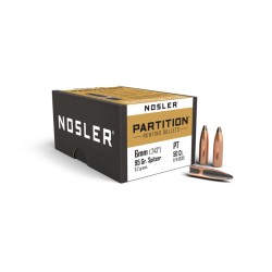 Puntas Cal. 243/6mm-095gr Spitzer  Nosler Partitio