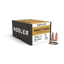 Puntas Cal. 22-60-Spitzer  Nosler Partition 50un.