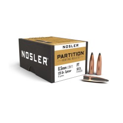 Puntas Cal. 6.5-125gr Spitzer  Nosler Partition50u