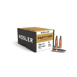 Puntas Cal. 7mm-150-Spitzer  Nosler Partition 50un