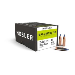 Puntas Cal. 25-100-Spitzer  Nosler Ballistic Tip