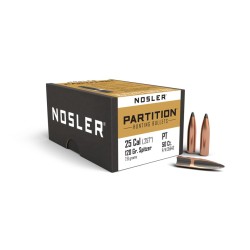 Puntas Cal. 25-120-Spitzer Nosler Partition 50 un.